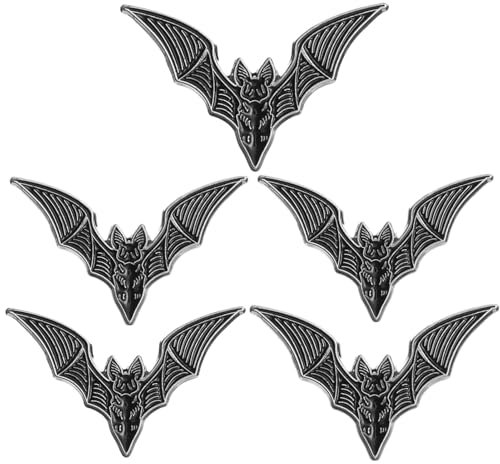Fledermaus Emaille Pin Gothic Fledermaus Brosche Abzeichen Halloween Tier Revers Pin Rucksack für Kleidung Cosplay Zubehör Tasche