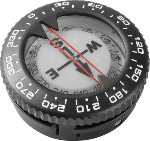 Cressi Separate Compass For Console Leonardo/Giotto - Módulo de brújula Desnuda para Consola, Negro/Blanco, Talla única, Unisex