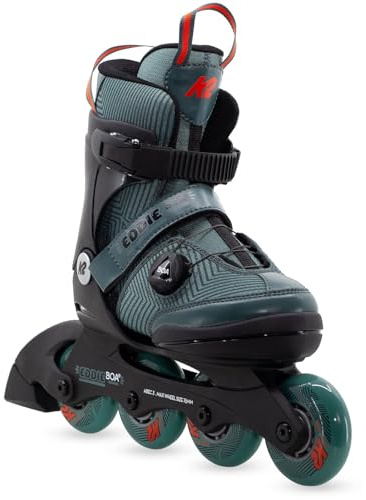 K2 Skates Inline-skridskor Eddie BOA pojkar Inline Skates – Dark Teal – 30M0701