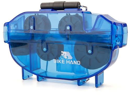 Detergente per catena della bicicletta, strumento di pulizia con spazzole rotanti, dispositivo di pulizia della catena della bicicletta