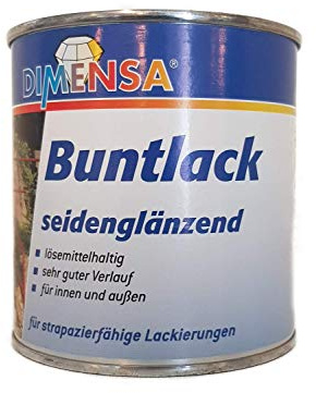 Dimensa Buntlack seidenglänzend Innen/Außen 375 ml Farbwahl, Farbe:RAl 9001 Cremeweiß