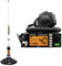 Kit CB-Funkgerät President Harrison II ASC + CB-Antenne PNI ML70, Länge 70cm, 26-30MHz, 200W