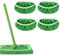 NCZCDZSW 4 Stück Bodentücher Bodenwischer Set 25 x 11,5 cm Tuch Waschbar Wischmopp Bezug Wiederverwendbare für Swiffer Sweeper Mop Pads Bodenwischtücher für die Reinigung von Hartböden Holzböden Mop