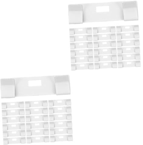 Cabilock 48piezas Pestañas De Reparación para De Metal Clips De Reemplazo para Cortinas Accesorios para Reparación De Casa