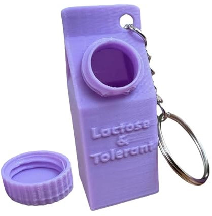 Pilulier pour clés, boîte de rangement pour médicaments, design compact et portable, rangement sécurisé et anti-déversement, 8 x 3 x 2 cm, pour le camping et le transport quotidien