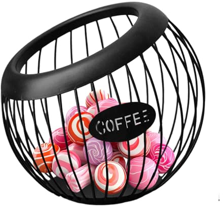 Cestino Porta Cialde Caffè Decorazione Elegante