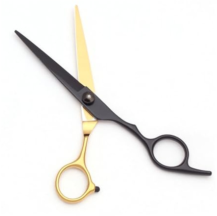 Hair Scissors Hairdressing 6 Haircut Set Thinning Shears Razor Combs C1001(C1001 HeiJin-C 6N)