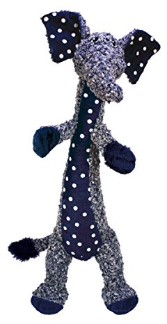KONG Shakers Luvs Elephant, Dog Toy, Small, Blue