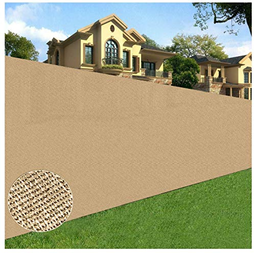Orion 8 FT X 50 FT Privacy Fence Screen Netting MESH Fabric WINDSCREEN with Reinforced Eyelets for Garden Fence OR Any Outdoor Metal OR Wooden Fencing - Beige