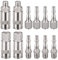 Spurtar 12 Pcs Air Line Connectors Compressor 1/4 BSP Air Line Fittings Hose Pipe Airline Connector Couplings Tools Plug Kit Accessories with Male Female Thread