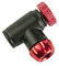 SILCA Regulador de Co2 EOLO IV | Diseño Compacto con válvula de Control de Tornillo Giratorio | Compatible con Presta y Schrader | Cartucho roscado Universal Co2 Compatible | Negro Rojo Pequeño
