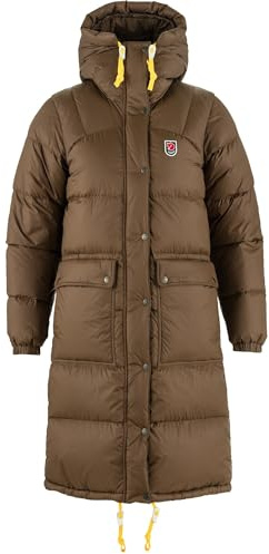 Fjällräven Damen Expedition Long Down Parka, Dark Oak, XXS