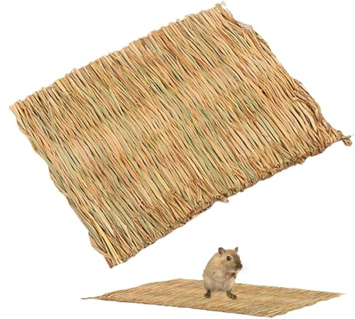Sirseon Tapis d' | Nid de Sommeil tressé | Tapis d' Naturelle comme Lieu de Repos, Zone de Couchage et à gratter pour Lapins, Chats et Chiens