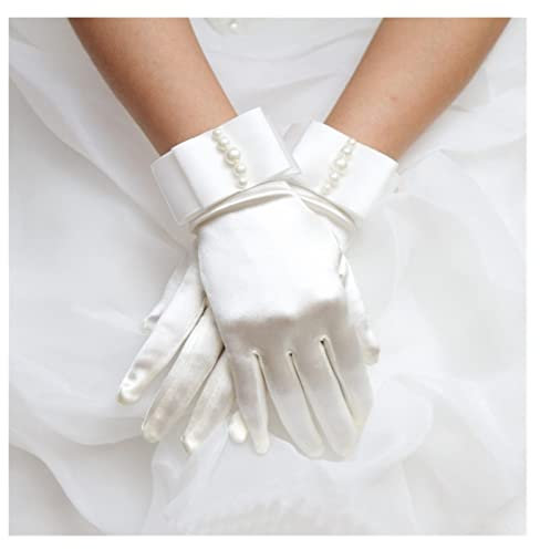 nihngvjm Sommer Sonnenschutz Handschuhe Frauen Brauthandschuhe Länge Vollfinger Spitze Hochzeit Zubehör Abschlussball Party brauthandschuhe