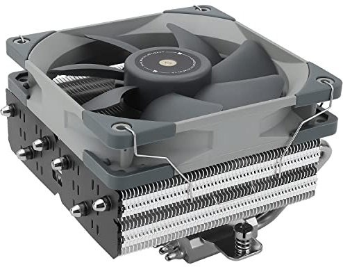 Thermalright SI-100 CPU luftkylare, 6 × 6 mm värmerör, TL-E12 PWM tyst fläkt CPU-kylare med S-FDB V2.0 lager, AGHP 3.0-teknik, för AMD AM4 AM5/Intel 1150/1151/1200/1700/2066, PC-kylare