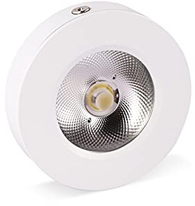 HWSY 3W/5W Faretto da Incasso a soffitto Ultrasottile Montato su Superficie Faretto da soffitto a soffitto Mini faretto Semplice 3000K Luce Calda (Color : White, Size : 5W) Interesting
