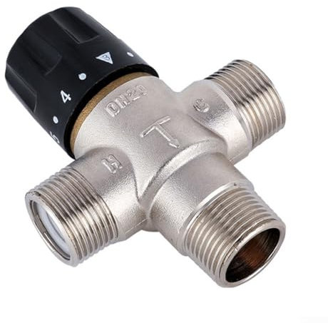 Vanne mélangeuse thermostatique DN20 pour le bain, la douche et le lavage des mains 1,9 cm