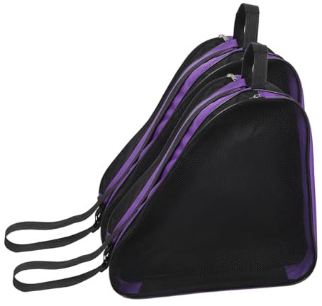 TOBBOMEY 2 Stück Rollschuhtasche, Rollschuhtasche Für Kinder, Für Mädchen, Eishockey Schlittschuh Zubehör, Schlittschuhtasche Für Damen, Skater Rucksäcke, Schlittschuhtasche,