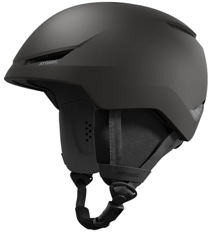 ATOMIC REVENT LITE Skihelm - Schwarz - Größe 51–55 - Snowboard- & Ski-Helm mit 360° Fit System & Aircon Belüftungssystem - Holo Core für maximale Stoßdämpfung