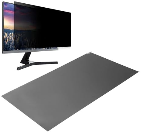 Cuifati Filtro de Pantalla de Privacidad para Computadora de 23,8 Pulgadas, Película Protectora Antideslumbrante y Antiarañazos con Luz Azul para Monitor Panorámico 16:9