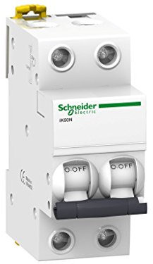 Schneider Electric a9 K24240 Interruttore Automatico Magnetotermico, iK60 N, 2P, 40 A, curva C