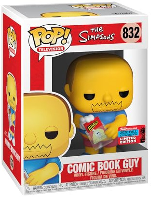 Funko Pop! Animation: The Simpsons - Comic Book Guy - Figura de Vinilo Coleccionable - Idea de Regalo- Mercancia Oficial - Juguetes para Niños y Adultos - TV Fans - Muñeco para Coleccionistas