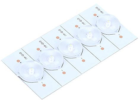 Shanrya Suministros de Reparación de Televisores, Cuentas de Luz SMD Duraderas de 6 V, para Alta Dureza, 20 Piezas de Precisión, Fabricación de Accesorios para Televisores(#1)