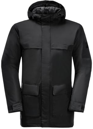 Jack Wolfskin Herren Winter Storage M Parka, Schwarz, XL EU