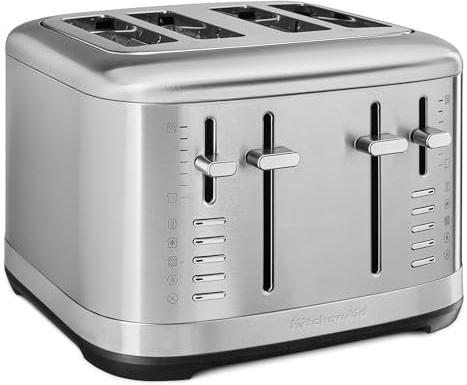 KitchenAid 4 Slice Toaster, KMT4109SX, Brushed Stainless Steel