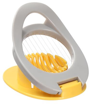 Acooruiteng Egg Slicer Egg Slicer for Boiled Eggs Multifunctional Boiled Egg Cutter for Boiled Eggs with Stainless Steel Wire Egg Slicer for Hard Boiled Eggs for Evenly Slicing Boiled Eggs Soft Fruit