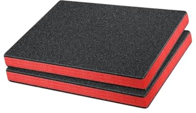 Harilla Insertos de Espuma para Cajas de Herramientas, Inserto de Espuma para Maletas, Relleno Universal, Revestimiento Sólido Y Resistente a Los Golpes para, 50x33.5x5cm