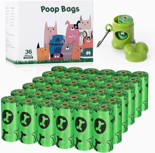 OIRLVCE Dog Poo Bags 540 Counts 36 Rolls Leak Proof Dog Waste Bags