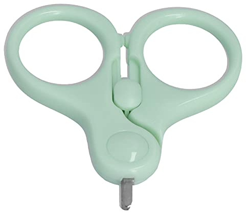 Fdit Tijeras para Uñas para Recién Nacidos, Tijeras de Seguridad Robustas con Punta Redonda para Cortar Uñas para Niños Pequeños, Adecuadas a Partir de 3 Años