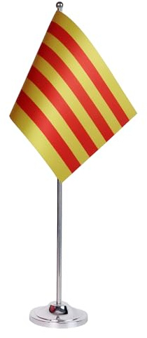 AZ FLAG Bordsflagga Katalonien 22x15 cm Satin Metallfot