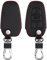 kwmobile Custodia Compatibile con Peugeot Citroen con 3 tasti Smartkey (Keyless Go) - Cover Chiavi Auto Protezione Copri Telecomando - Copri Chiave Copertura nero