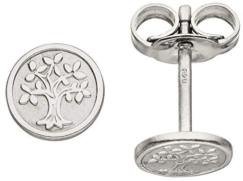 Jobo Damen-Ohrstecker Lebensbaum aus 925 Sterling Silber