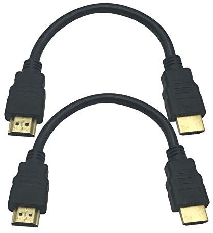 LiKuCo HDMI 2.1 Cable, 2Pack 8 8K HDMI Cable 48Gbps Ultra High Speed,Short HDMI Male to Male Cable,8K@60hz 4K@120hz 144Hz eARC HDR10 4:4:4 HDCP 2.2