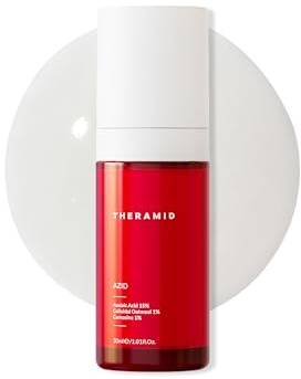 Theramid AZID 30 ml – Soin visage à l'acide azélaïque 15% – Atténue les imperfections, les rougeurs et l'acné, unifie le teint et le grain, enrichi en carnosine et en avoine colloïdale