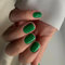 24 Stück Nägel Zum Aufkleben - Press on Nails mit Kleber, Kunstnägel Fake Nails für Nails Art,Schöne Square French Fingernägel (Grün)