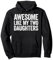 Awesome Like My Two Daughters T-Shirt für Herren, Papa, Vatertag Pullover Hoodie