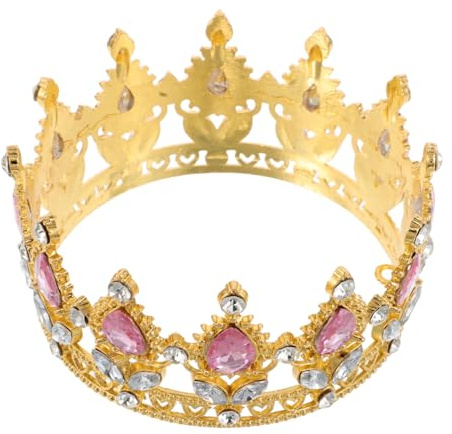 YARNOW Couronne Mariée Éclatante Alliage de Zinc avec Cristaux pour Femme Accessoire Cheveux Élégant pour Mariage Fête et Cérémonie Ornement Tête Chic et Confortable