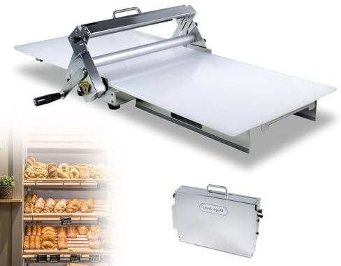 Rullo pieghevole per impasto, spessore regolabile, per pizza, cornetti, pasticceria e fondente