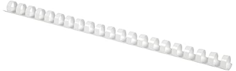 Binding Combs Office Products A4 10mm (65 Sheets) 100 Pcs White/Presentation/Type-21 Rings/Kind-Spiral/Material-Plastic/Colour-White/Format-A4 / Size-10mm