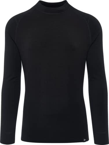 Thermowave Merino Arctic, T-Shirt Uomo, Black,