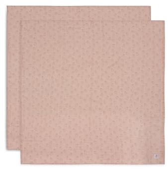 Jollein muslinduk baby – Miffy Siluetter, Wild Rose – 2-pack – 115 x 115 cm – 100% bomull – spottdukar baby – OEKO-TEX certifierad