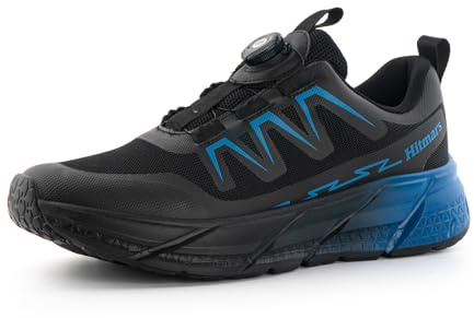 Hitmars Men's Running Shoes Sport Running Casual Sports Trail Running Shoes Breathable EU39-46, Trainers Blue A2, 10.5 UK
