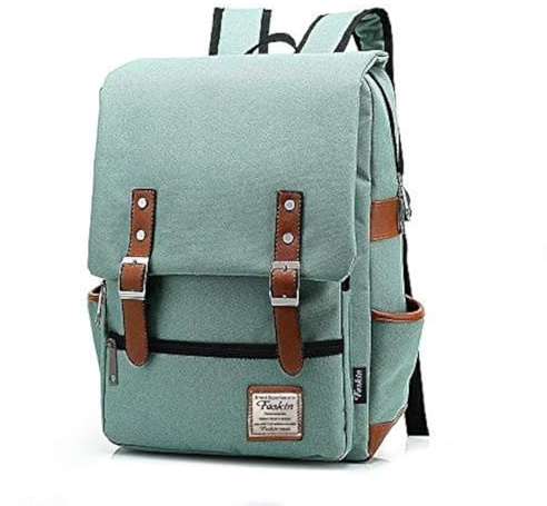 FEWOFJ Sac à Dos Ordinateur Portable 15.6/14 Pouces Homme/Femmes, Sac a Dos PC Portable pour Loisirs/Affaire/Scolaire (Vert)