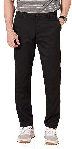 Amazon Essentials mäns Slim-Fit Stretch Golf-byxa, Svart, 34 W x 30 L