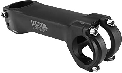 FOMTOR Potence de Vélo, Potence Cintre Riser 31,8 7 Degrés 110mm, Potence VTT Réglable, Potence de Guidon de Vélo, pour Vélo, Vélo de Route, VTT, BMX, Cyclisme