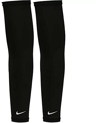 Nike Unisex – Erwachsene Lightweight Sleeves 2.0 Bandage, Black/Silver, S/M
